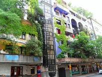 Das Hundertwasserhaus in Wien Landstrae