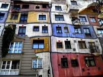 Das Hundertwasserhaus in Wien Landstrae